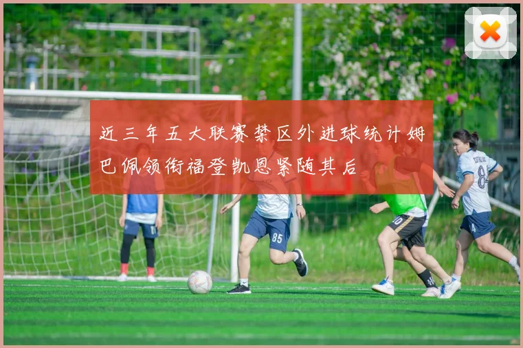 近三年五大联赛禁区外进球统计姆巴佩领衔福登凯恩紧随其后